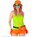 Basic Tank Top Neon Groen Vrouw