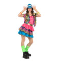 Vrolijke Regenboog Luipaardprint Patty Koot Vrouw Kostuum